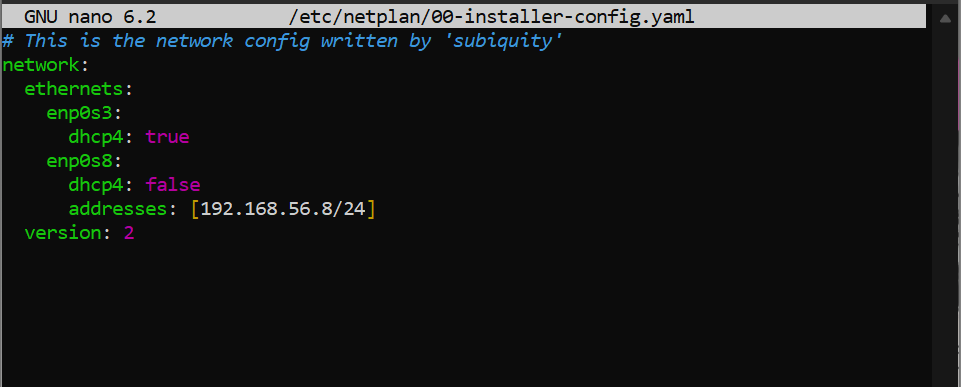 Etc Netplan 00 Installer Config Yaml